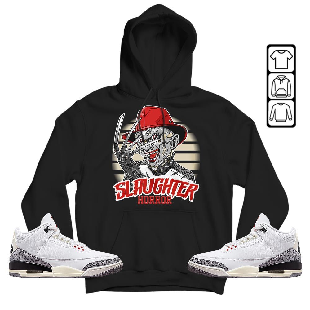 Slaughter To prevail Sneaker Shirt Match White Cement 3s, Jordan Retro 3 White Cement MKO T-Shirt Slaughter To prevail Sneaker Shirt Match White Cement 3s, Jordan Retro 3 White Cement MKO T-Shirt