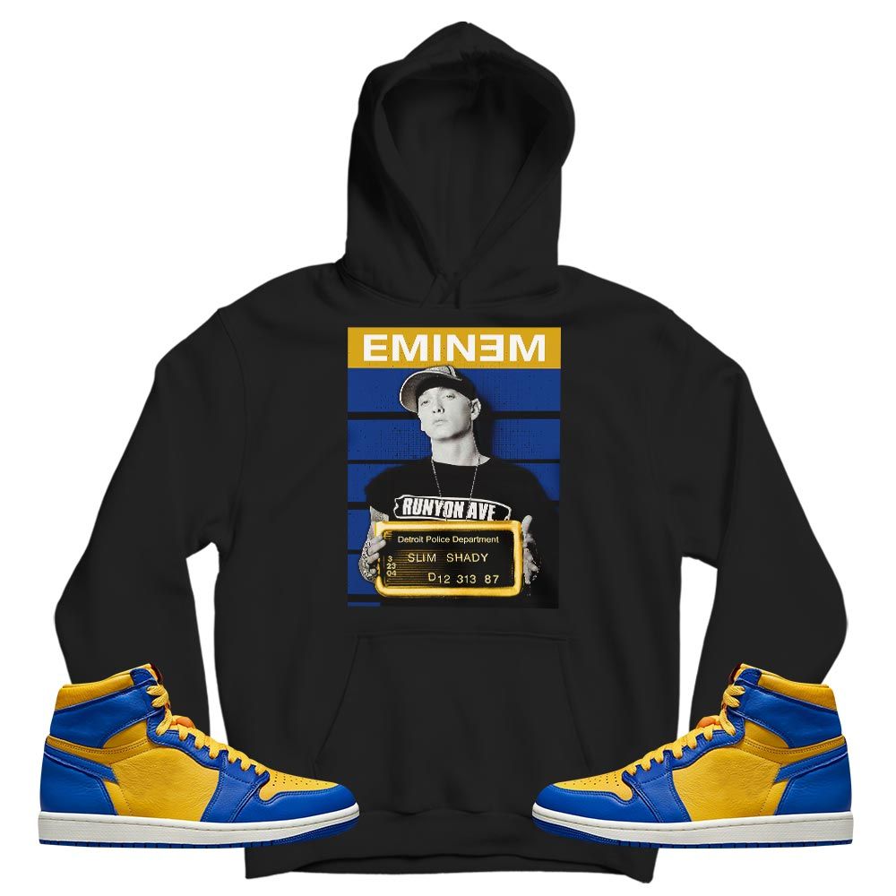 Slim Shady Eminem Sneaker Shirt Match 2023 Laney 1s, Jordan 1 Retro High Laney MKO T-Shirt