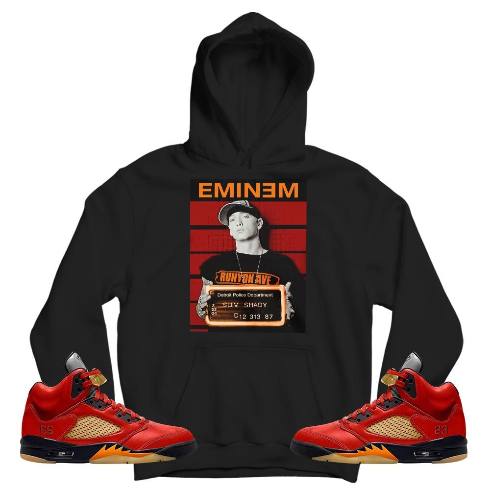 Slim Shady Eminem Sneaker Shirt Match 5 Dunk On Mars, Jordan 5 Mars For Her MKO T-Shirt