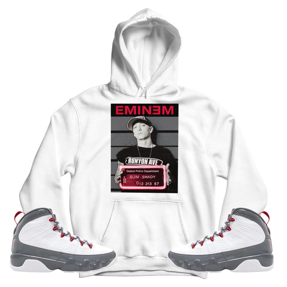Slim Shady Eminem Sneaker Shirt Match Fire Red 9s, Jordan 9 Retro Fire Red MKO T-Shirt Slim Shady Eminem Sneaker Shirt Match Fire Red 9s, Jordan 9 Retro Fire Red MKO T-Shirt