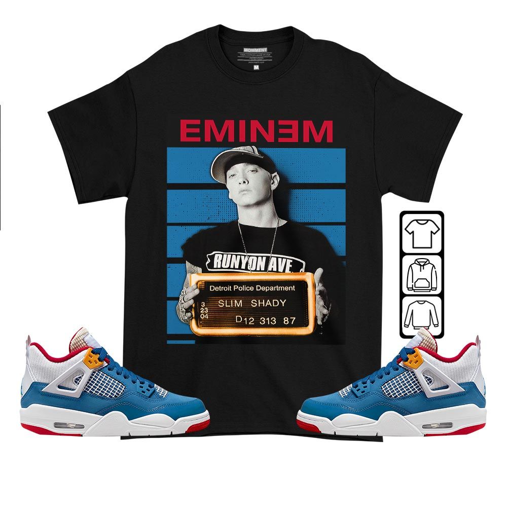 Slim Shady Eminem Sneaker Shirt Match Messy Room 4s, Jordan 4 GS Messy Room MKO T-Shirt Slim Shady Eminem Sneaker Shirt Match Messy Room 4s, Jordan 4 GS Messy Room MKO T-Shirt