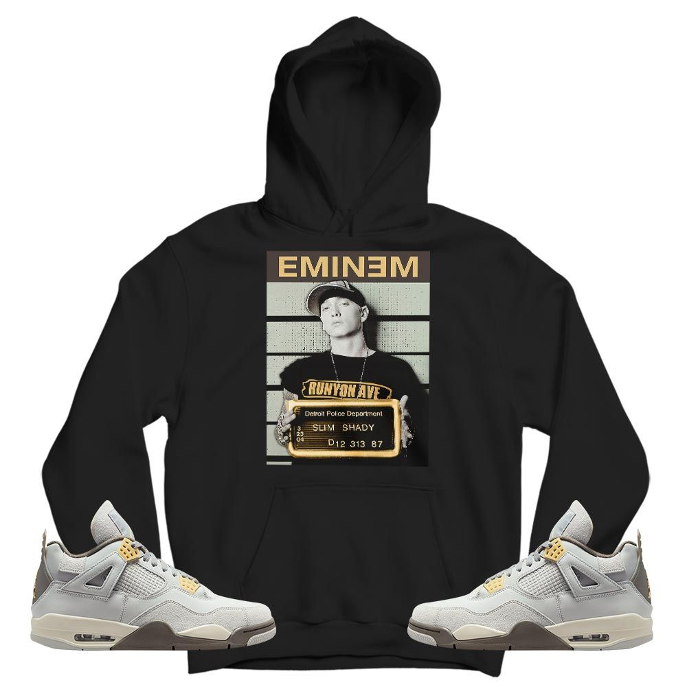 Slim Shady Eminem Sneaker Shirt Match Retro Craft 4s, Jordan 4 Craft Photon Dust MKO T-Shirt