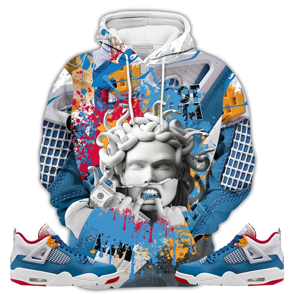 Smoke Money Talk Got Em Sneaker Shirt Match Retro Messy Room 4S, Jordan 4 Gs Messy Room Hoodie Sweatshirt Tee All Over Print MKO Shirt