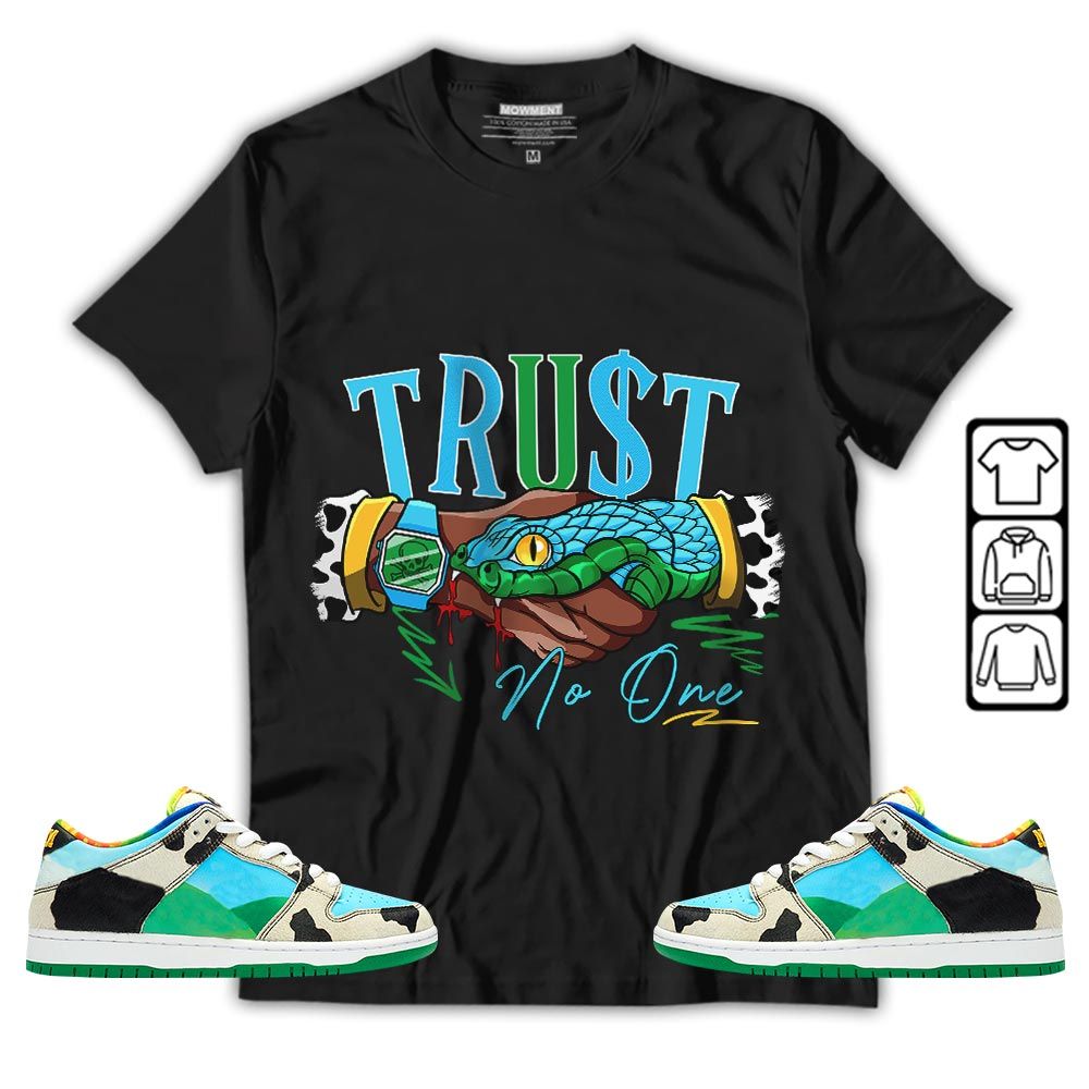 Snake Trust No One Sneaker Shirt Match Chunky Dunky, SB Dunk Chunky Dunky MKO T-Shirt