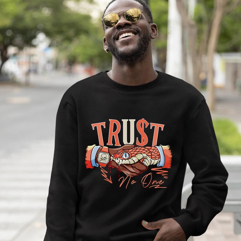 Snake Trust No One Sneaker Shirt Match Crimson Bliss 5s, Jordan 5 DJ Khaled Crimson Bliss MKO T-Shirt Snake Trust No One Sneaker Shirt Match Crimson Bliss 5s, Jordan 5 DJ Khaled Crimson Bliss MKO T-Shirt