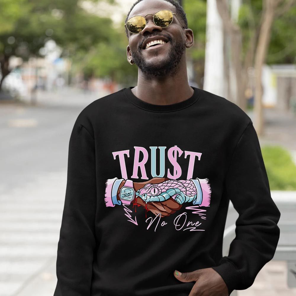 Snake Trust No One Sneaker Shirt Match Easter 5s, Jordan 5 Retro Easter MKO T-Shirt Snake Trust No One Sneaker Shirt Match Easter 5s, Jordan 5 Retro Easter MKO T-Shirt