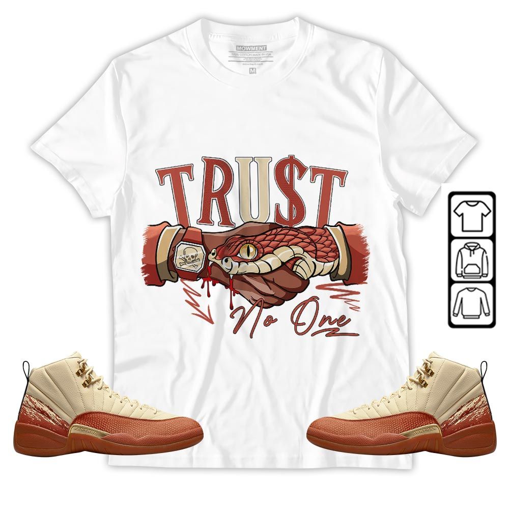 Snake Trust No One Sneaker Shirt Match Eastside Golf 12s, Jordan 12 Retro Eastside Golf MKO T-Shirt Snake Trust No One Sneaker Shirt Match Eastside Golf 12s, Jordan 12 Retro Eastside Golf MKO T-Shirt