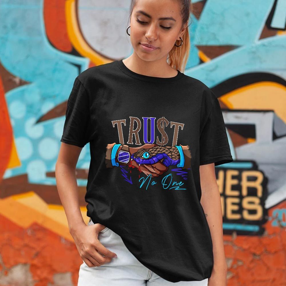 Snake Trust No One Sneaker Shirt Match Olive Concord 9s, Jordan 9 Olive Concord MKO T-Shirt Snake Trust No One Sneaker Shirt Match Olive Concord 9s, Jordan 9 Olive Concord MKO T-Shirt