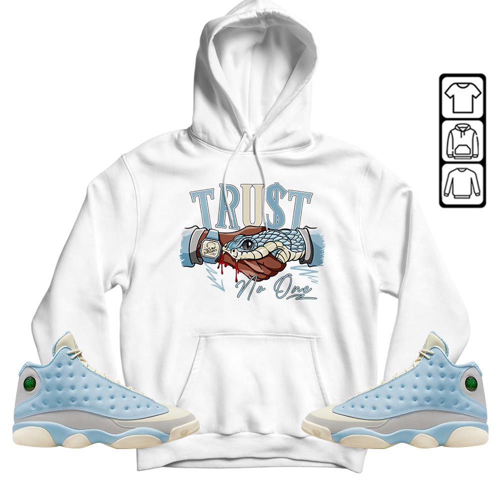 Snake Trust No One Sneaker Shirt Match SoleFly 13s, Jordan 13 Retro SoleFly MKO T-Shirt