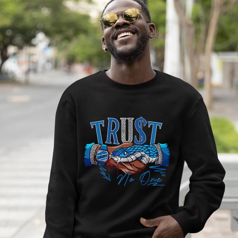 Snake Trust No One Sneaker Shirt Match Wizards 3s, Jordan Retro 3 Wizards MKO T-Shirt Snake Trust No One Sneaker Shirt Match Wizards 3s, Jordan Retro 3 Wizards MKO T-Shirt