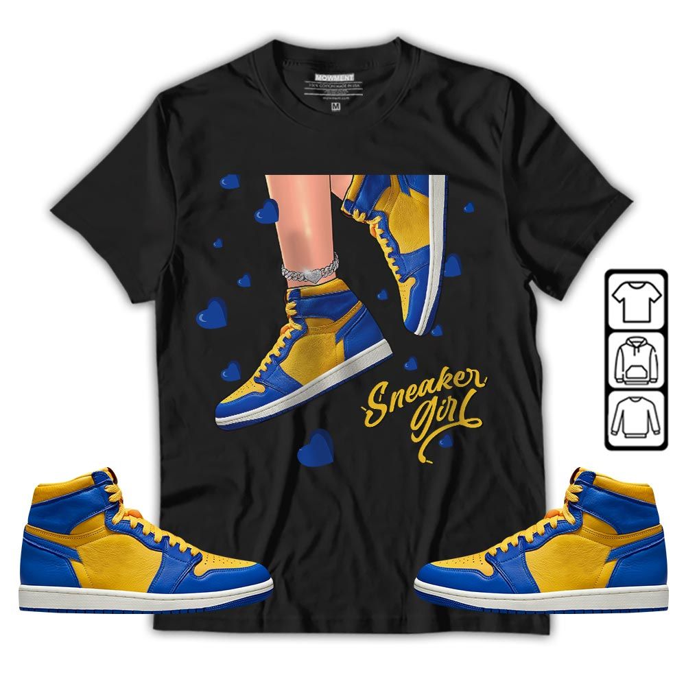 SNEAKER Girl Heart Sneaker Shirt Match 2023 Laney 1s, Jordan 1 Retro High Laney MKO T-Shirt SNEAKER Girl Heart Sneaker Shirt Match 2023 Laney 1s, Jordan 1 Retro High Laney MKO T-Shirt