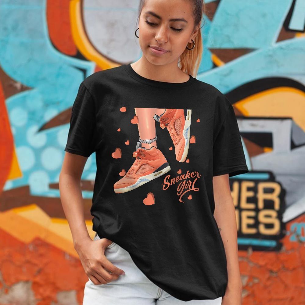 SNEAKER Girl Heart Sneaker Shirt Match Crimson Bliss 5s, Jordan 5 DJ Khaled Crimson Bliss MKO T-Shirt SNEAKER Girl Heart Sneaker Shirt Match Crimson Bliss 5s, Jordan 5 DJ Khaled Crimson Bliss MKO T-Shirt