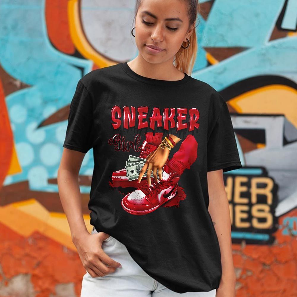 SNEAKER Girl Money Drip Sneaker Shirt Match 2 Chicago Varsity Red, Jordan Retro 2 Chicago MKO T-Shirt SNEAKER Girl Money Drip Sneaker Shirt Match 2 Chicago Varsity Red, Jordan Retro 2 Chicago MKO T-Shirt