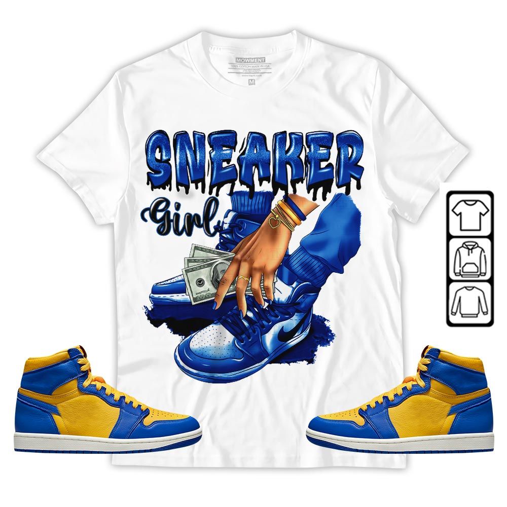 SNEAKER Girl Money Drip Sneaker Shirt Match 2023 Laney 1s, Jordan 1 Retro High Laney MKO T-Shirt SNEAKER Girl Money Drip Sneaker Shirt Match 2023 Laney 1s, Jordan 1 Retro High Laney MKO T-Shirt