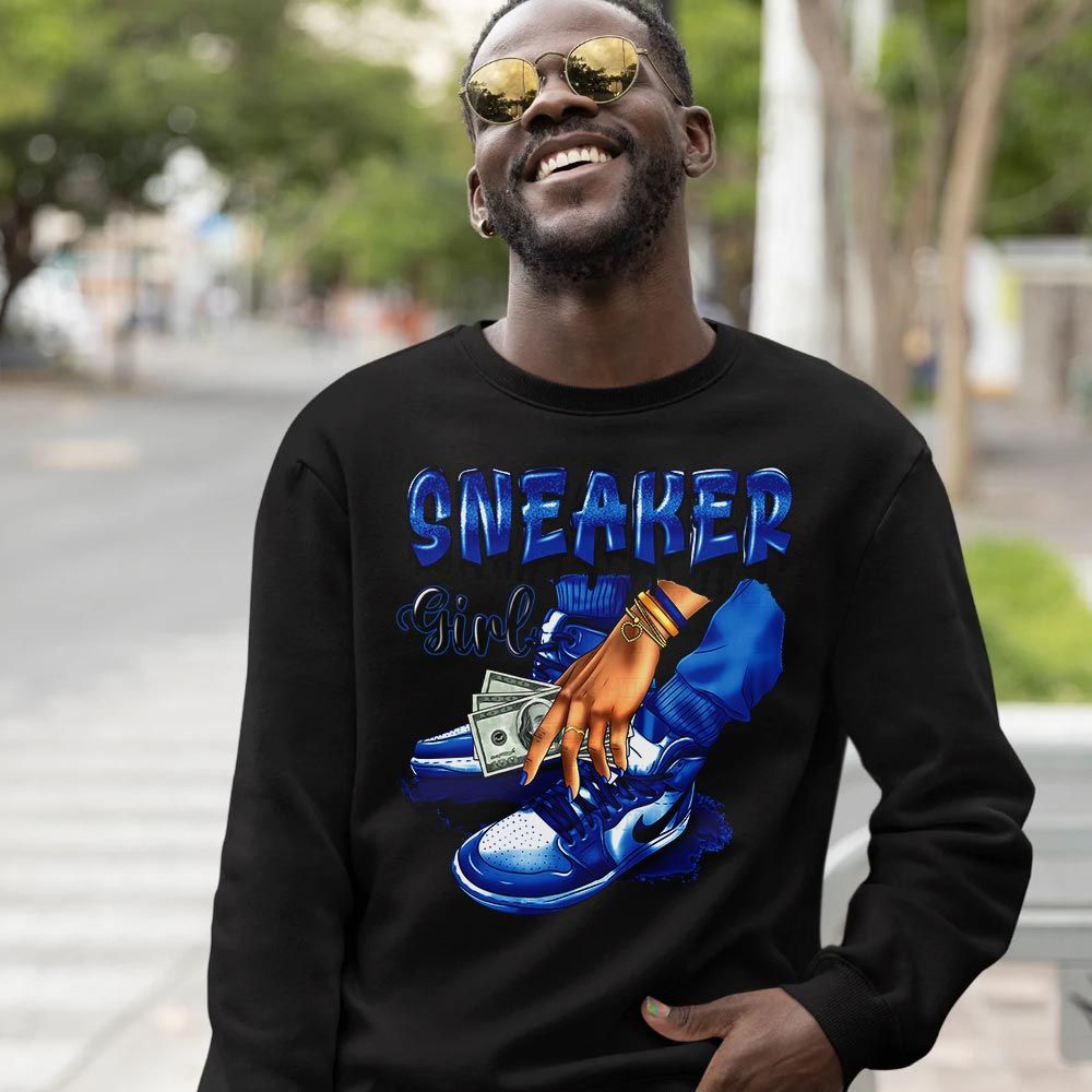 SNEAKER Girl Money Drip Sneaker Shirt Match 2023 Laney 1s, Jordan 1 Retro High Laney MKO T-Shirt SNEAKER Girl Money Drip Sneaker Shirt Match 2023 Laney 1s, Jordan 1 Retro High Laney MKO T-Shirt