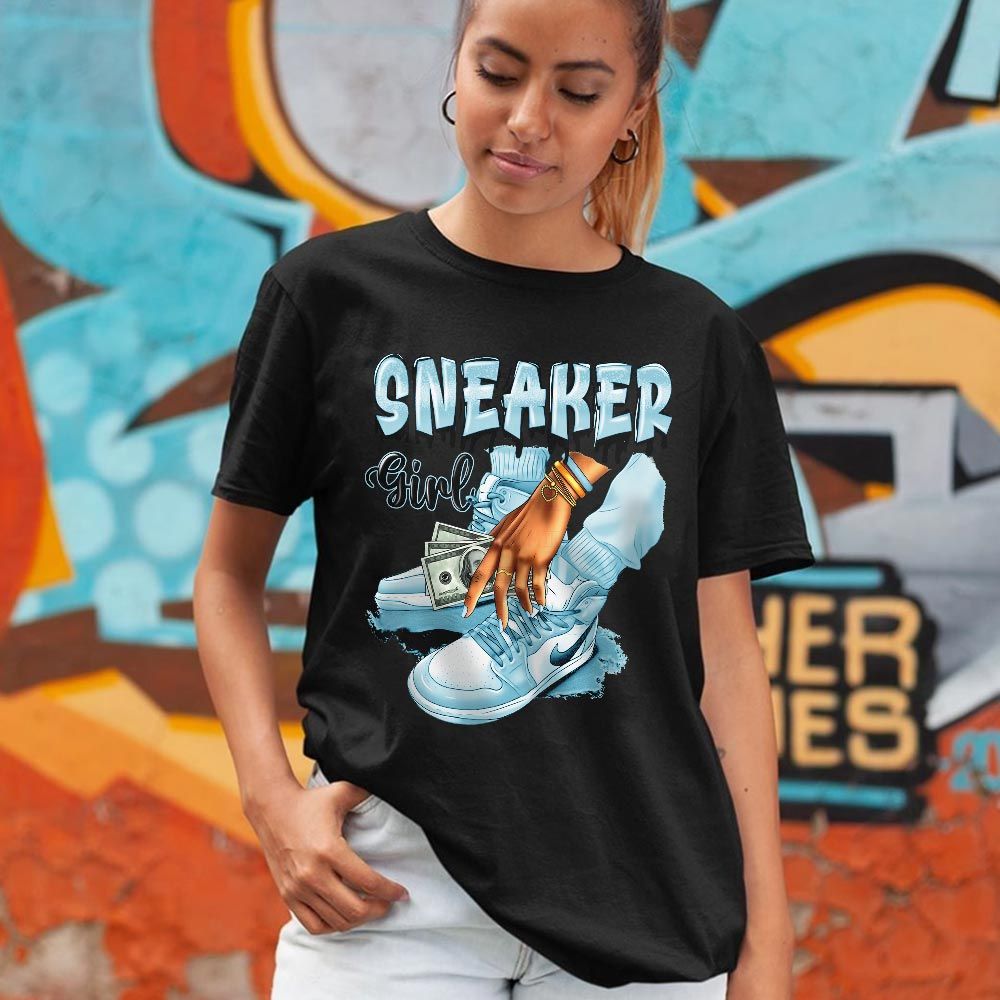 SNEAKER Girl Money Drip Sneaker Shirt Match Dunk High Blue Chill, Dunk High Homer Simpson MKO T-Shirt SNEAKER Girl Money Drip Sneaker Shirt Match Dunk High Blue Chill, Dunk High Homer Simpson MKO T-Shirt
