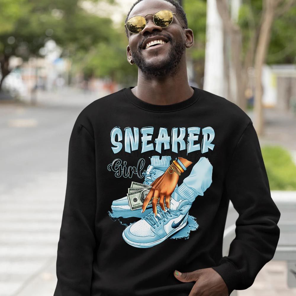 SNEAKER Girl Money Drip Sneaker Shirt Match Dunk High Blue Chill, Dunk High Homer Simpson MKO T-Shirt SNEAKER Girl Money Drip Sneaker Shirt Match Dunk High Blue Chill, Dunk High Homer Simpson MKO T-Shirt