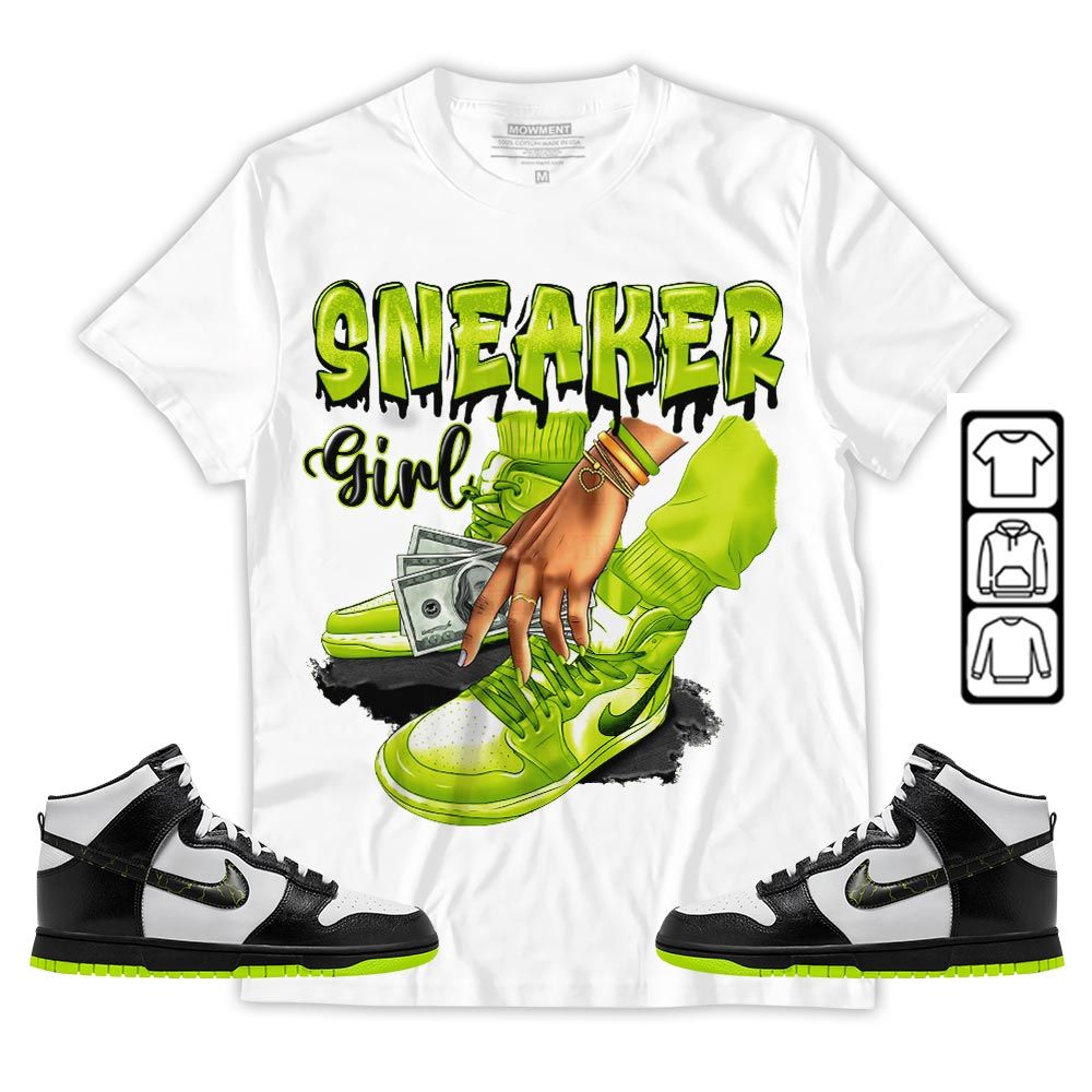 SNEAKER Girl Money Drip Sneaker Shirt Match High Electric 2023 1s, Dunk High Electric MKO Hoodie SNEAKER Girl Money Drip Sneaker Shirt Match High Electric 2023 1s, Dunk High Electric MKO Hoodie