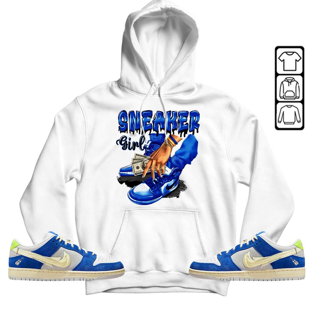 SNEAKER Girl Money Drip Sneaker Shirt Match Low Fly Streetwear, SB Dunk Low Fly Streetwear MKO T-Shirt