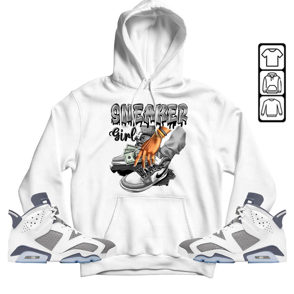 SNEAKER Girl Money Drip Sneaker Shirt Match Retro Cool Grey 6s, Jordan 6 Cool Grey MKO T-Shirt