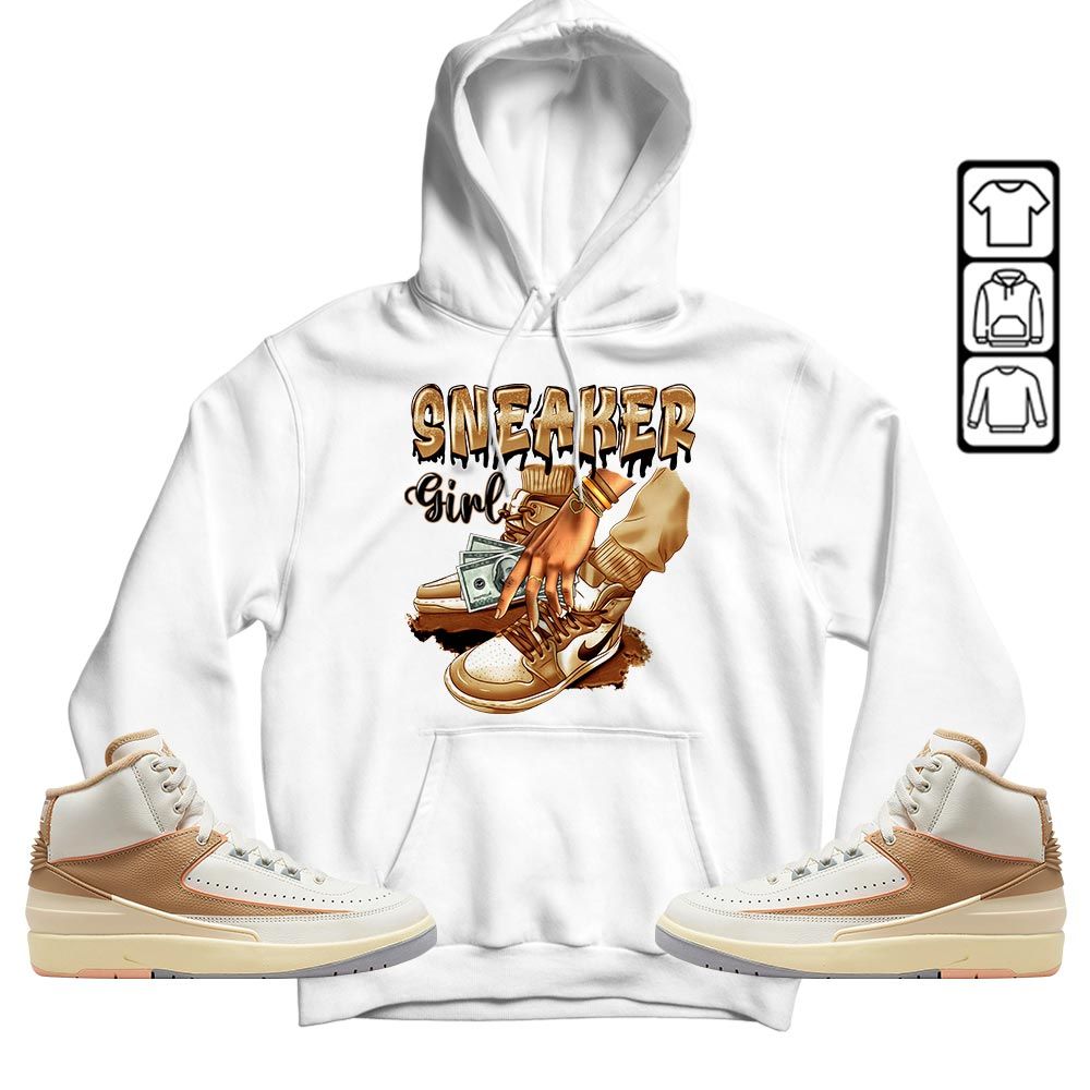 SNEAKER Girl Money Drip Sneaker Shirt Match Retro Craft 2s, Jordan 2 Craft MKO T-Shirt