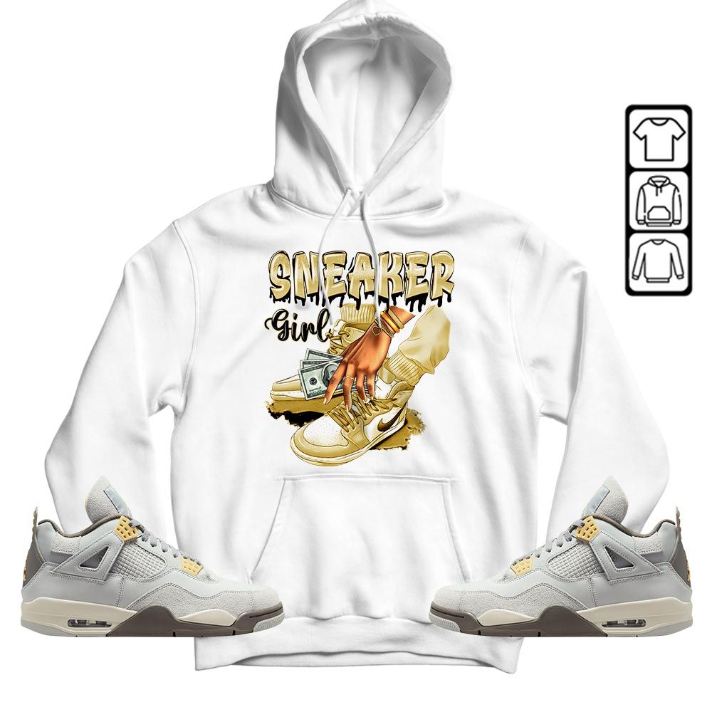 SNEAKER Girl Money Drip Sneaker Shirt Match Retro Craft 4s, Jordan 4 Craft Photon Dust MKO T-Shirt