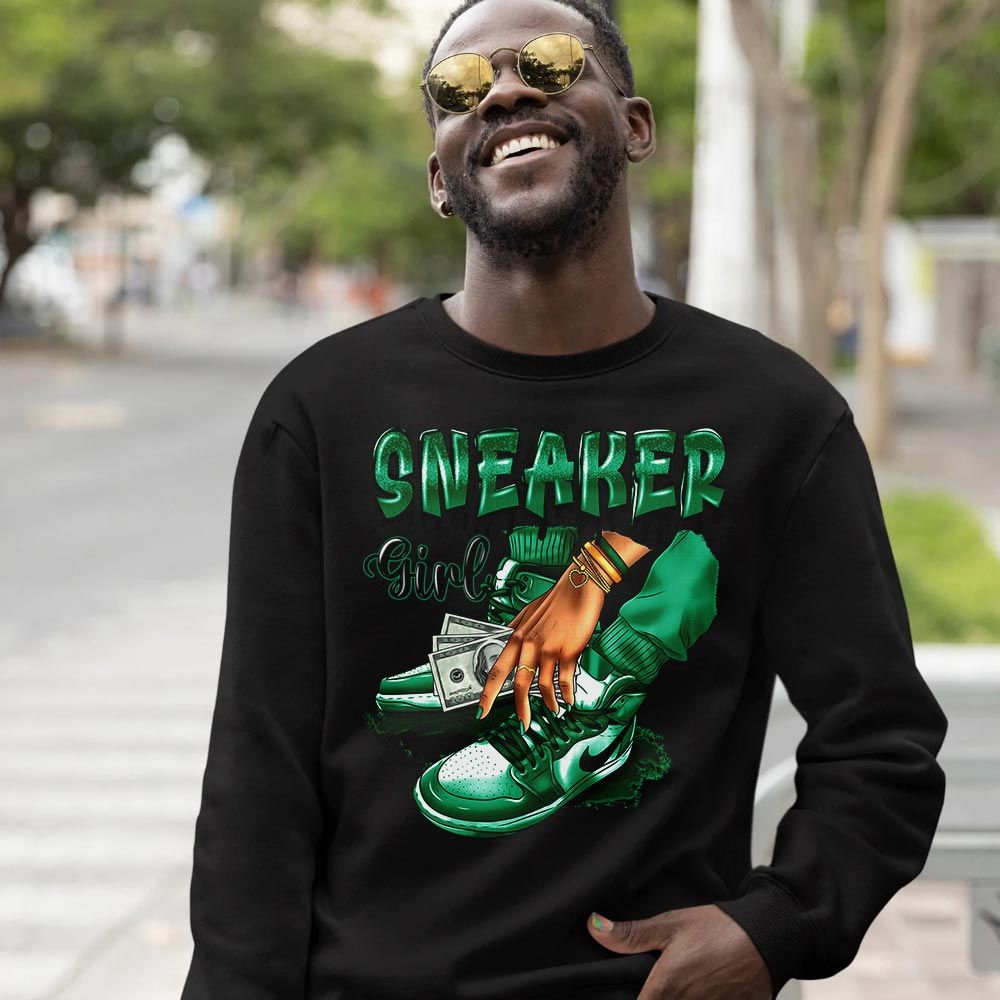 SNEAKER Girl Money Drip Sneaker Shirt Match Retro Pine Green 4s, Jordan 4 Pine Green MKO T-Shirt SNEAKER Girl Money Drip Sneaker Shirt Match Retro Pine Green 4s, Jordan 4 Pine Green MKO T-Shirt