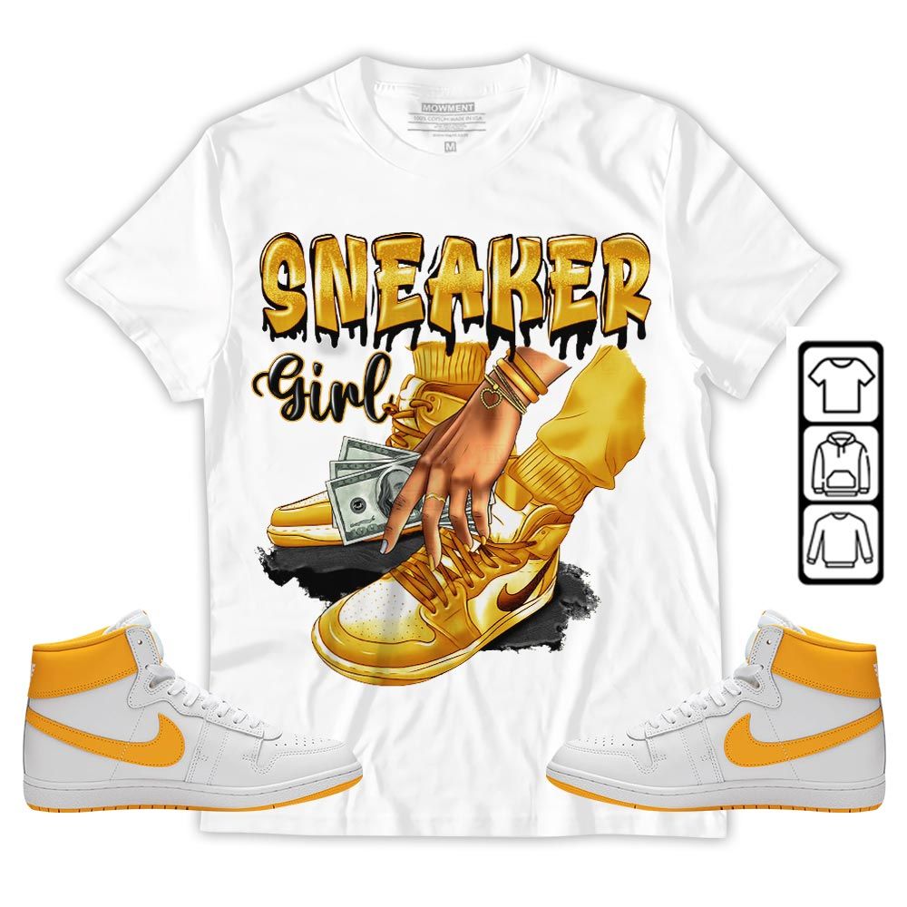 SNEAKER Girl Money Drip Sneaker Shirt Match Ship SP University Gold, Ship SP University Gold MKO T-Shirt SNEAKER Girl Money Drip Sneaker Shirt Match Ship SP University Gold, Ship SP University Gold MKO T-Shirt