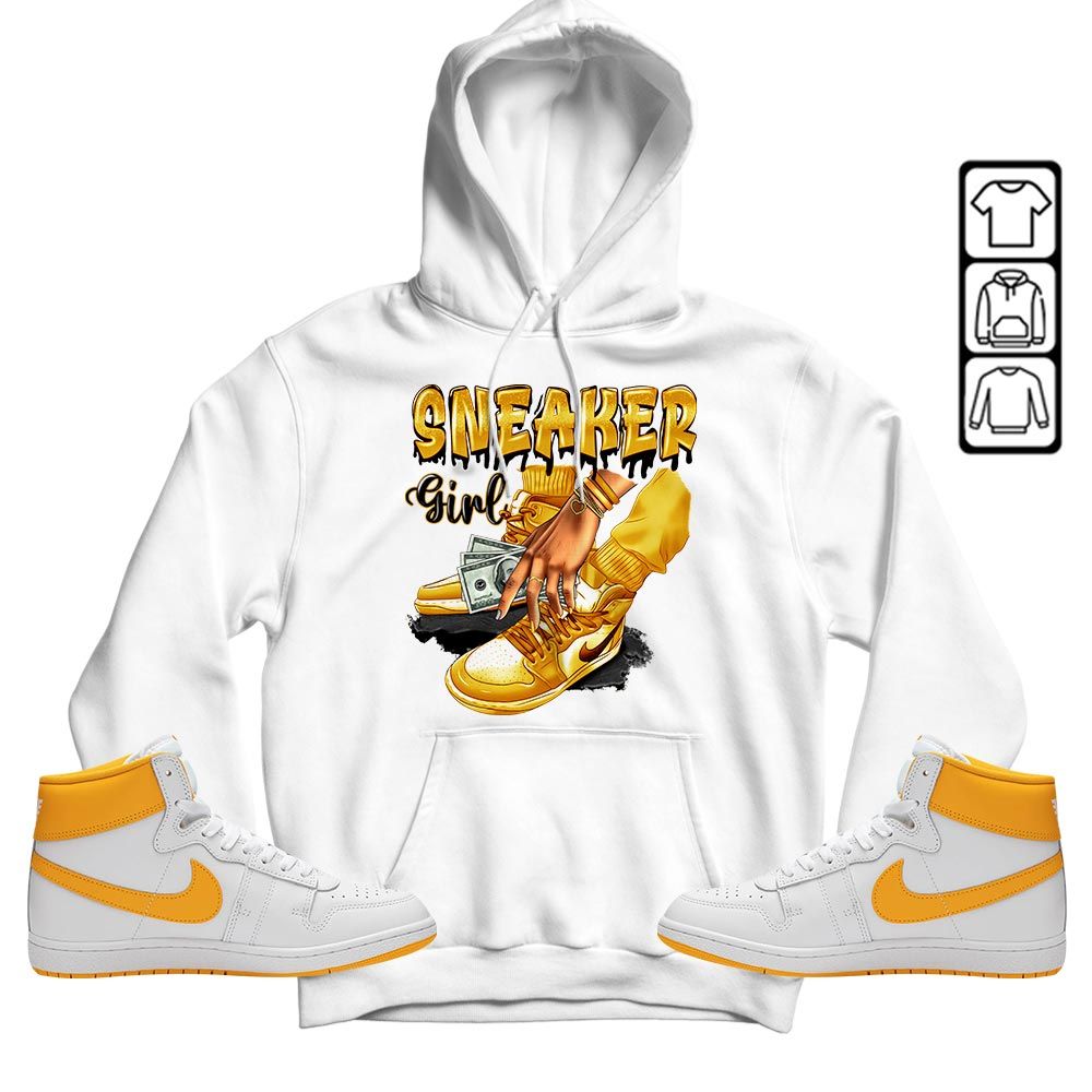 SNEAKER Girl Money Drip Sneaker Shirt Match Ship SP University Gold, Ship SP University Gold MKO T-Shirt