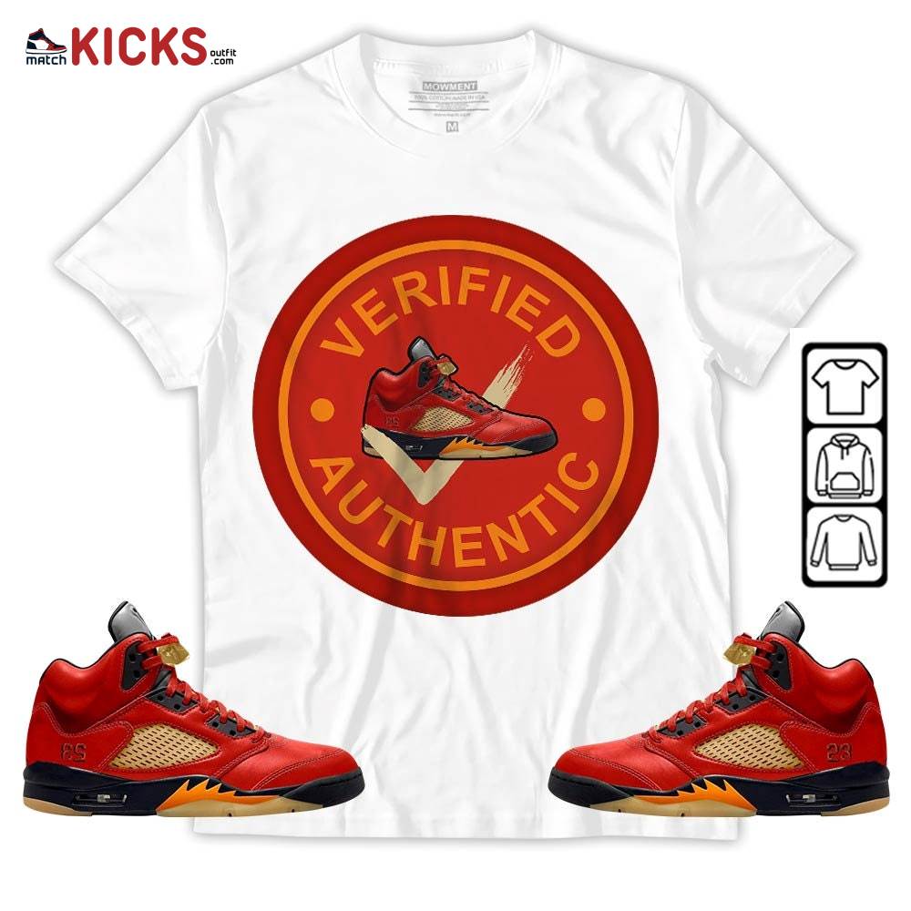 Sneaker Shirt Match 5 Dunk On Mars, Jordan 5 Mars For Her MKO T-Shirt