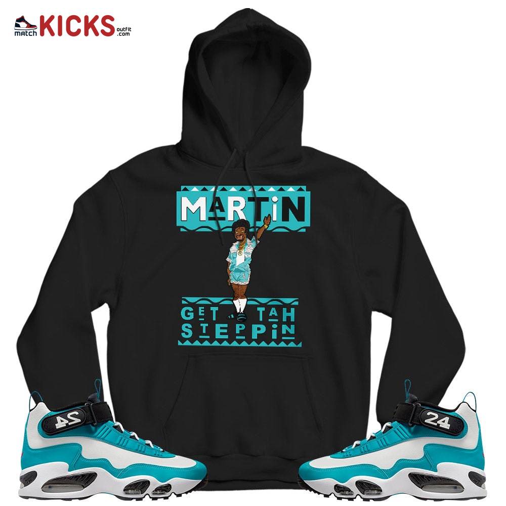 Sneaker Shirt Match Air Griffey Max 1 Aquamarine – BLM Melanin Kids 90s Martin Tv – Griffey Max 1 Aqua MKO Hoodie