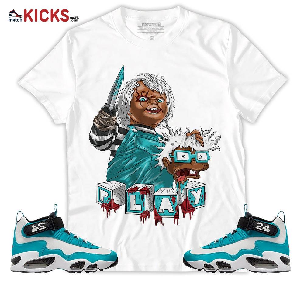 Sneaker Shirt Match Air Griffey Max 1 Aquamarine – Chucky Chuckie Kills Halloween – Griffey Max 1 Aqua MKO T-Shirt Sneaker Shirt Match Air Griffey Max 1 Aquamarine – Chucky Chuckie Kills Halloween – Griffey Max 1 Aqua MKO T-Shirt