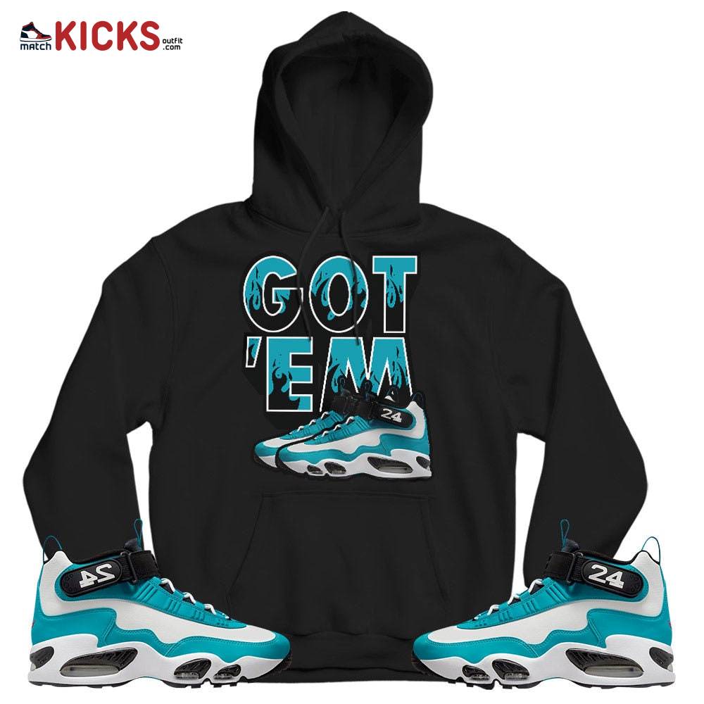 Sneaker Shirt Match Air Griffey Max 1 Aquamarine – Shoes Got Em Drip – Griffey Max 1 Aqua MKO Hoodie