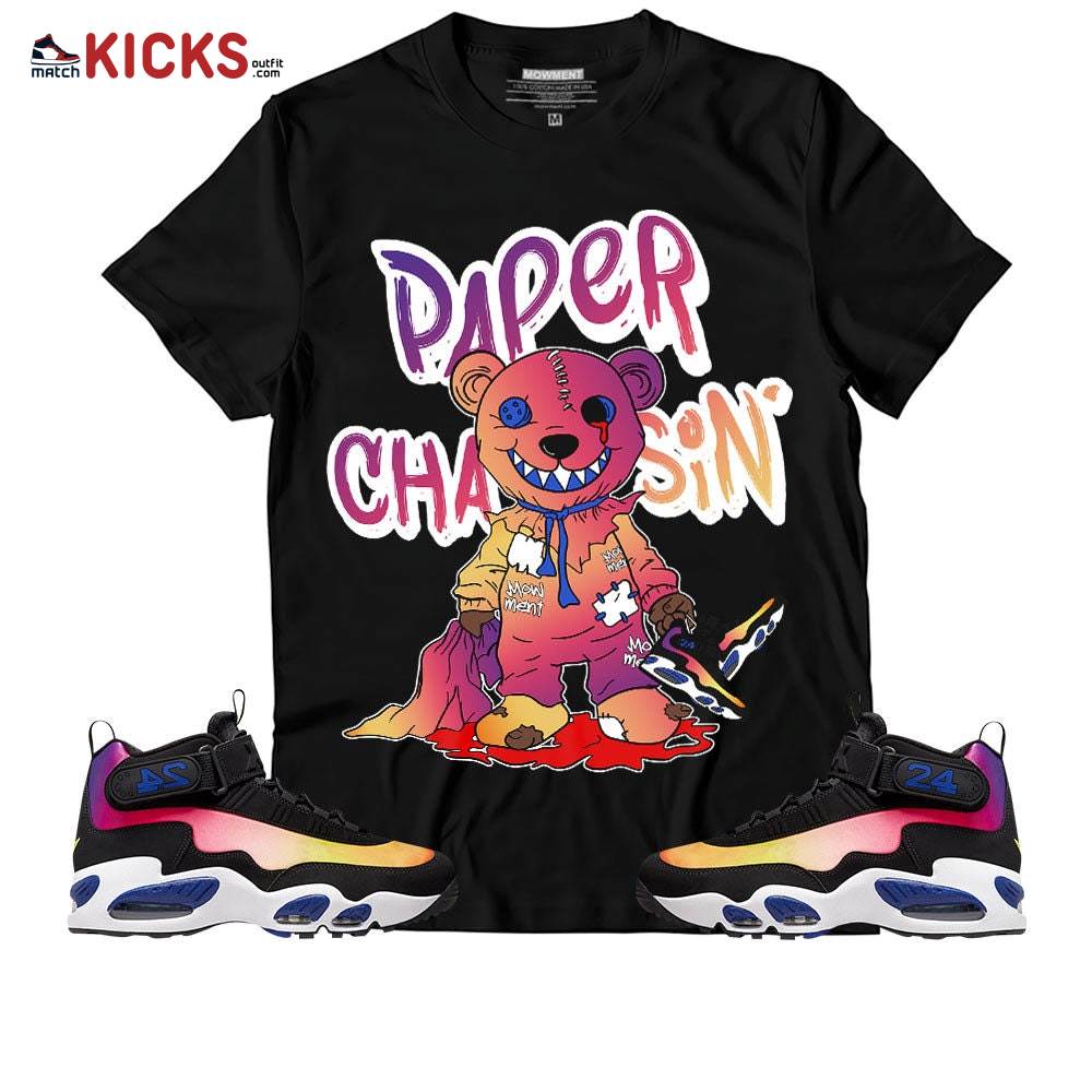 Sneaker Shirt Match Air Griffey Max 1 Los Angeles – Bear Paper Chasin’ – Max 1 Los Angeles MKO T-Shirt