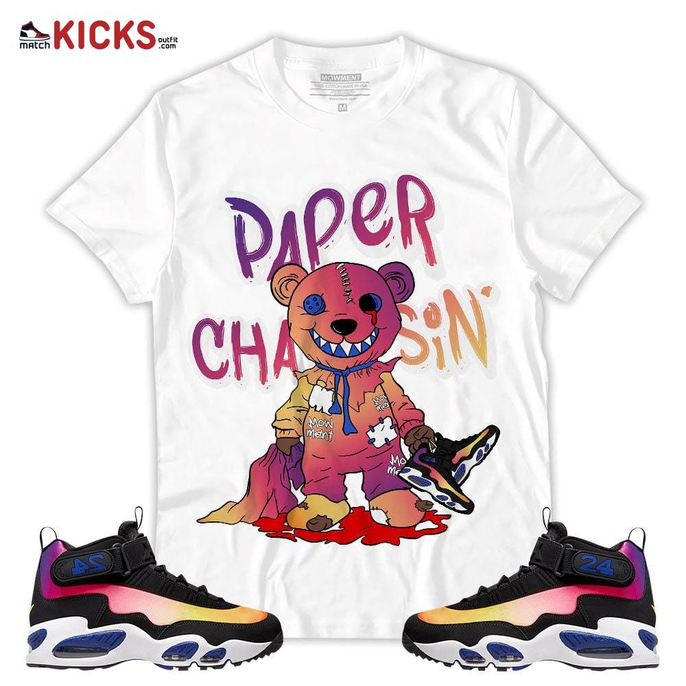 Sneaker Shirt Match Air Griffey Max 1 Los Angeles – Bear Paper Chasin’ – Max 1 Los Angeles MKO T-Shirt