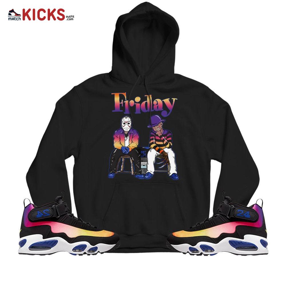 Sneaker Shirt Match Air Griffey Max 1 Los Angeles – Friday Horror – Max 1 Los Angeles MKO Hoodie