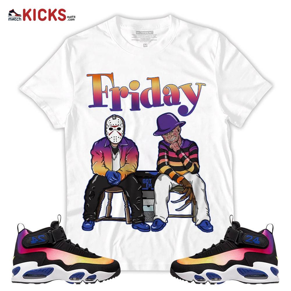 Sneaker Shirt Match Air Griffey Max 1 Los Angeles – Friday Horror – Max 1 Los Angeles MKO T-Shirt