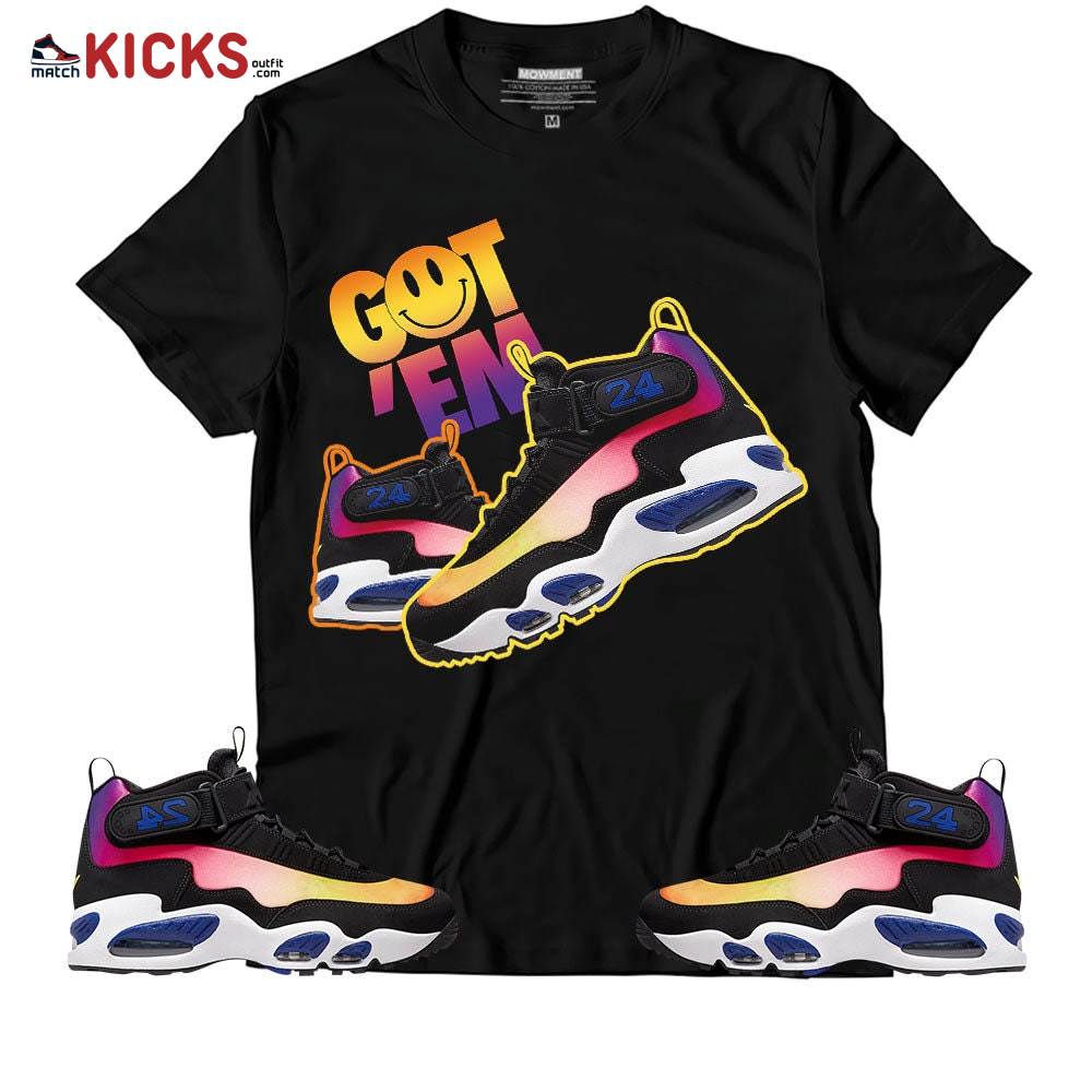 Sneaker Shirt Match Air Griffey Max 1 Los Angeles – Got Em Shoes Smile – Max 1 Los Angeles MKO T-Shirt