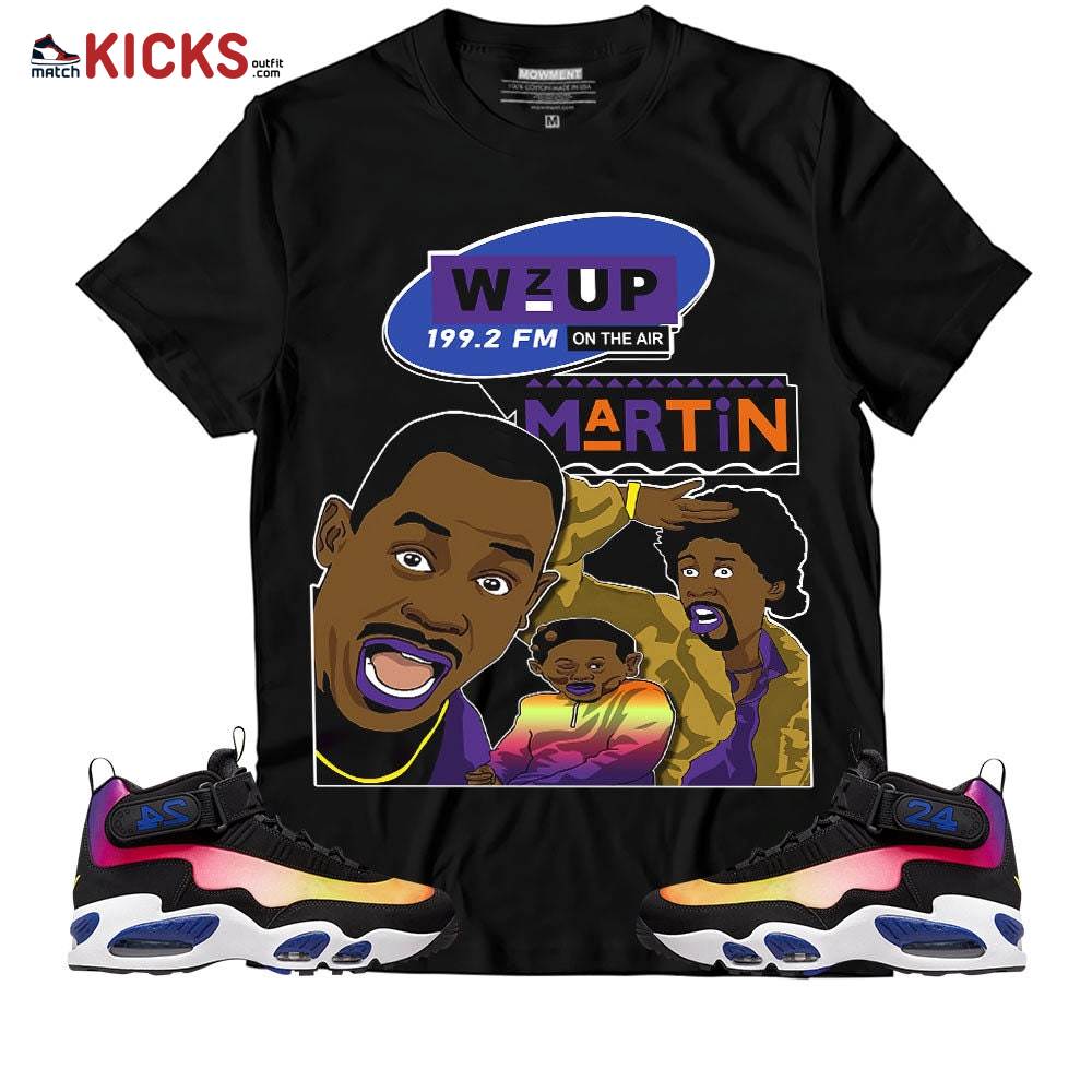 Sneaker Shirt Match Air Griffey Max 1 Los Angeles – Martin Tv 90s Melanin Got Em – Max 1 Los Angeles MKO T-Shirt
