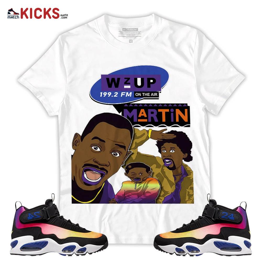 Sneaker Shirt Match Air Griffey Max 1 Los Angeles – Martin Tv 90s Melanin Got Em – Max 1 Los Angeles MKO T-Shirt
