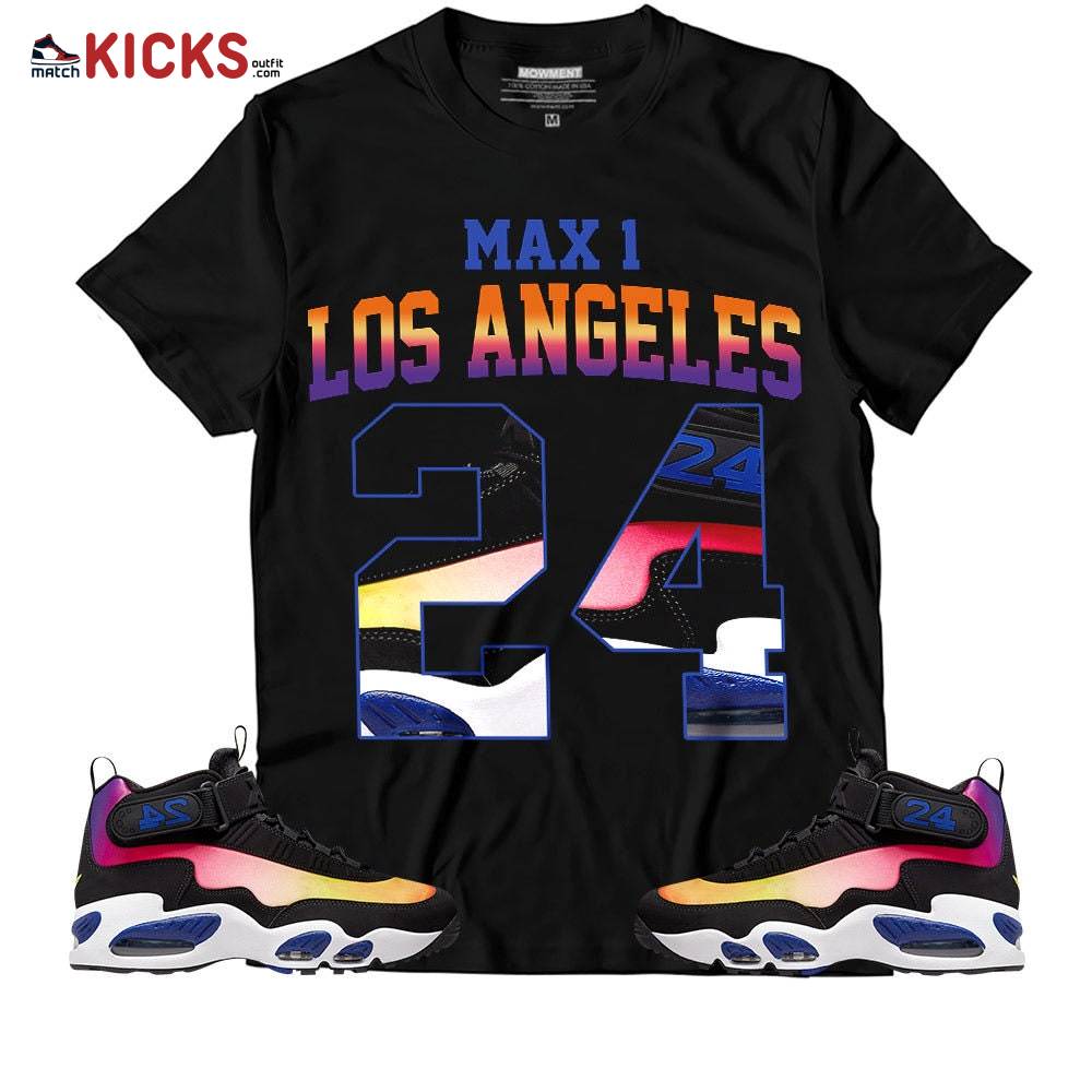 Sneaker Shirt Match Air Griffey Max 1 Los Angeles – Number 23 Goat Shoes – Max 1 Los Angeles MKO T-Shirt