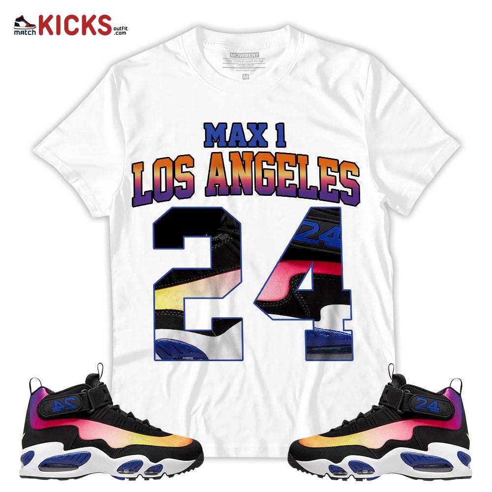Sneaker Shirt Match Air Griffey Max 1 Los Angeles – Number 23 Goat Shoes – Max 1 Los Angeles MKO T-Shirt