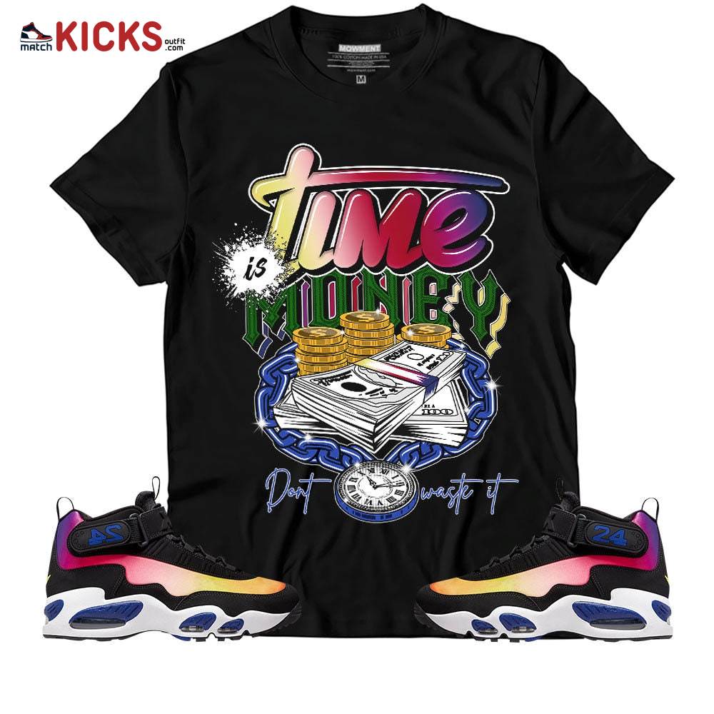 Sneaker Shirt Match Air Griffey Max 1 Los Angeles – Time is Money – Max 1 Los Angeles MKO T-Shirt