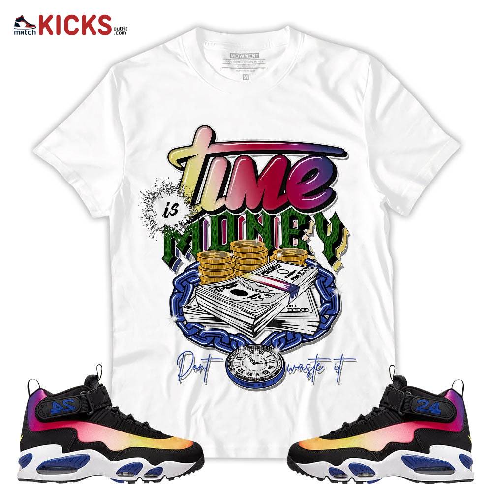 Sneaker Shirt Match Air Griffey Max 1 Los Angeles – Time is Money – Max 1 Los Angeles MKO T-Shirt