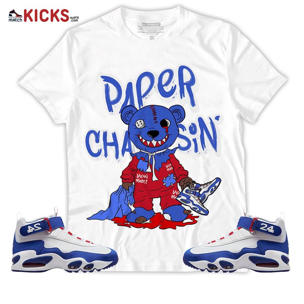 Sneaker Shirt Match Air Griffey Max 1 USA Red White Blue – Bear Paper Chasin’ – Griffey Max 1 USA MKO T-Shirt Sneaker Shirt Match Air Griffey Max 1 USA Red White Blue – Bear Paper Chasin’ – Griffey Max 1 USA MKO T-Shirt