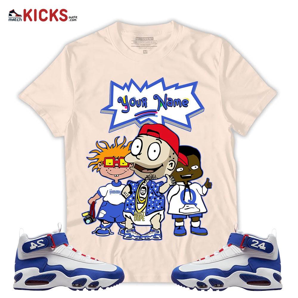 Sneaker Shirt Match Air Griffey Max 1 USA Red White Blue – Custom Name Rugrats Tommy Chuckie – Griffey Max 1 USA MKO T-Shirt Sneaker Shirt Match Air Griffey Max 1 USA Red White Blue – Custom Name Rugrats Tommy Chuckie – Griffey Max 1 USA MKO T-Shirt