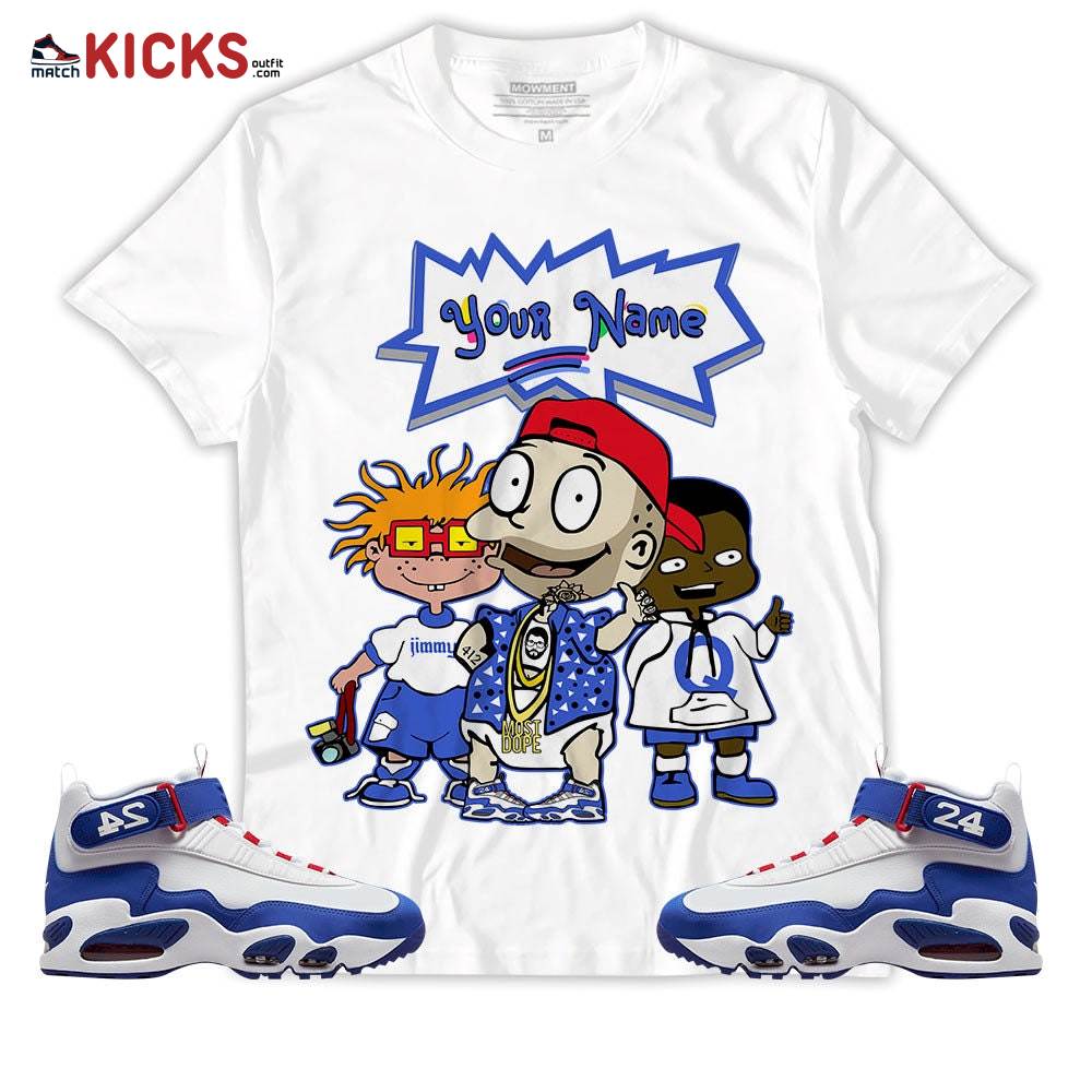 Sneaker Shirt Match Air Griffey Max 1 USA Red White Blue – Custom Name Rugrats Tommy Chuckie – Griffey Max 1 USA MKO T-Shirt Sneaker Shirt Match Air Griffey Max 1 USA Red White Blue – Custom Name Rugrats Tommy Chuckie – Griffey Max 1 USA MKO T-Shirt