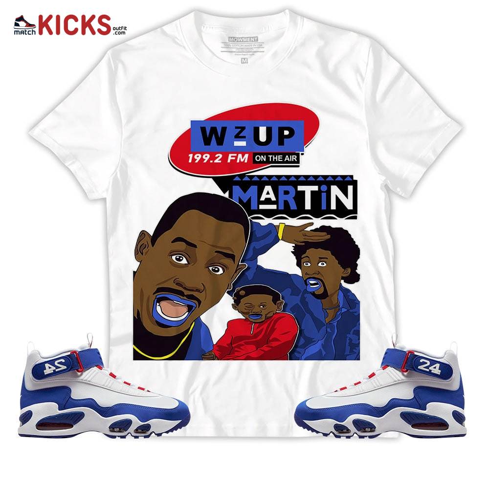 Sneaker Shirt Match Air Griffey Max 1 USA Red White Blue – Martin Tv 90s Melanin Got Em – Griffey Max 1 USA MKO T-Shirt Sneaker Shirt Match Air Griffey Max 1 USA Red White Blue – Martin Tv 90s Melanin Got Em – Griffey Max 1 USA MKO T-Shirt
