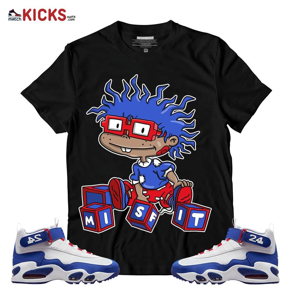 Sneaker Shirt Match Air Griffey Max 1 USA Red White Blue – Misfit Rugrats – Griffey Max 1 USA MKO T-Shirt