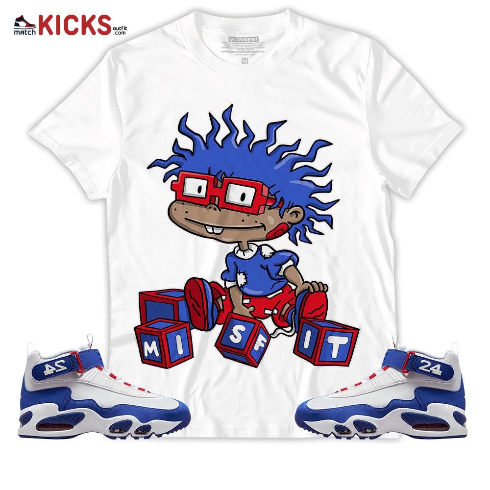 Sneaker Shirt Match Air Griffey Max 1 USA Red White Blue – Misfit Rugrats – Griffey Max 1 USA MKO T-Shirt Sneaker Shirt Match Air Griffey Max 1 USA Red White Blue – Misfit Rugrats – Griffey Max 1 USA MKO T-Shirt